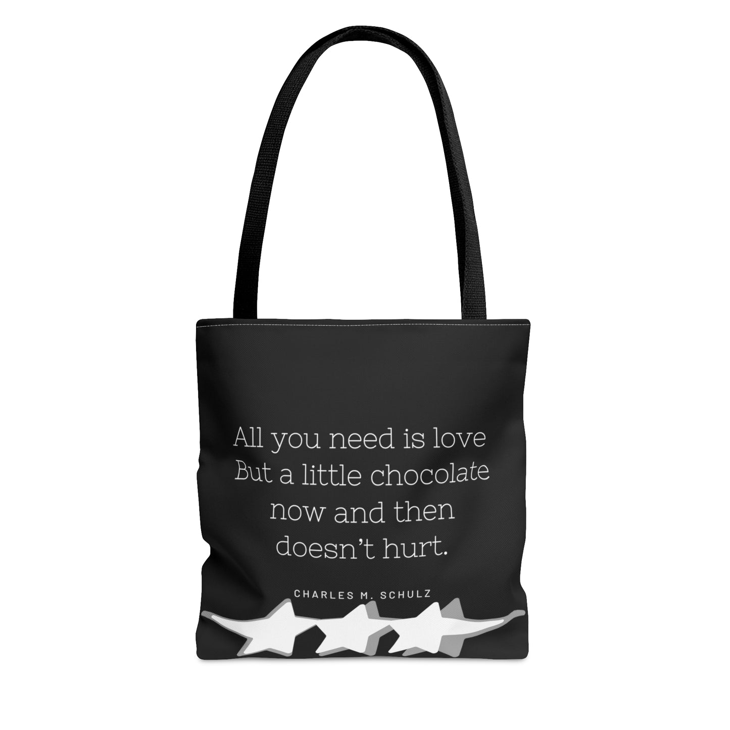 BLk lvE Chocolate Tote Bag (AOP)