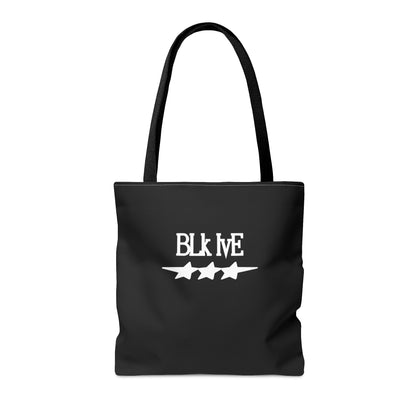 BLk lvE Tote Bag Black(AOP)