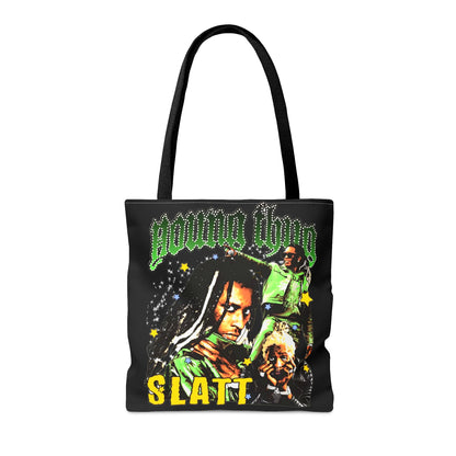 Young Thug Tote Bag Green (AOP)