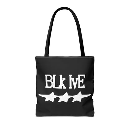 BLk lvE Tote Bag Black(AOP)