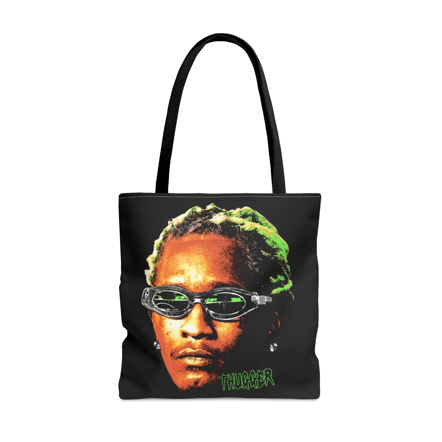 Young Thug Tote Bag Green (AOP)